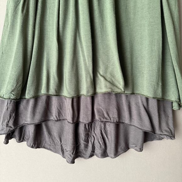 Anthropologie Amadi sz S green boho layered tank top NWOT - Picture 8 of 8